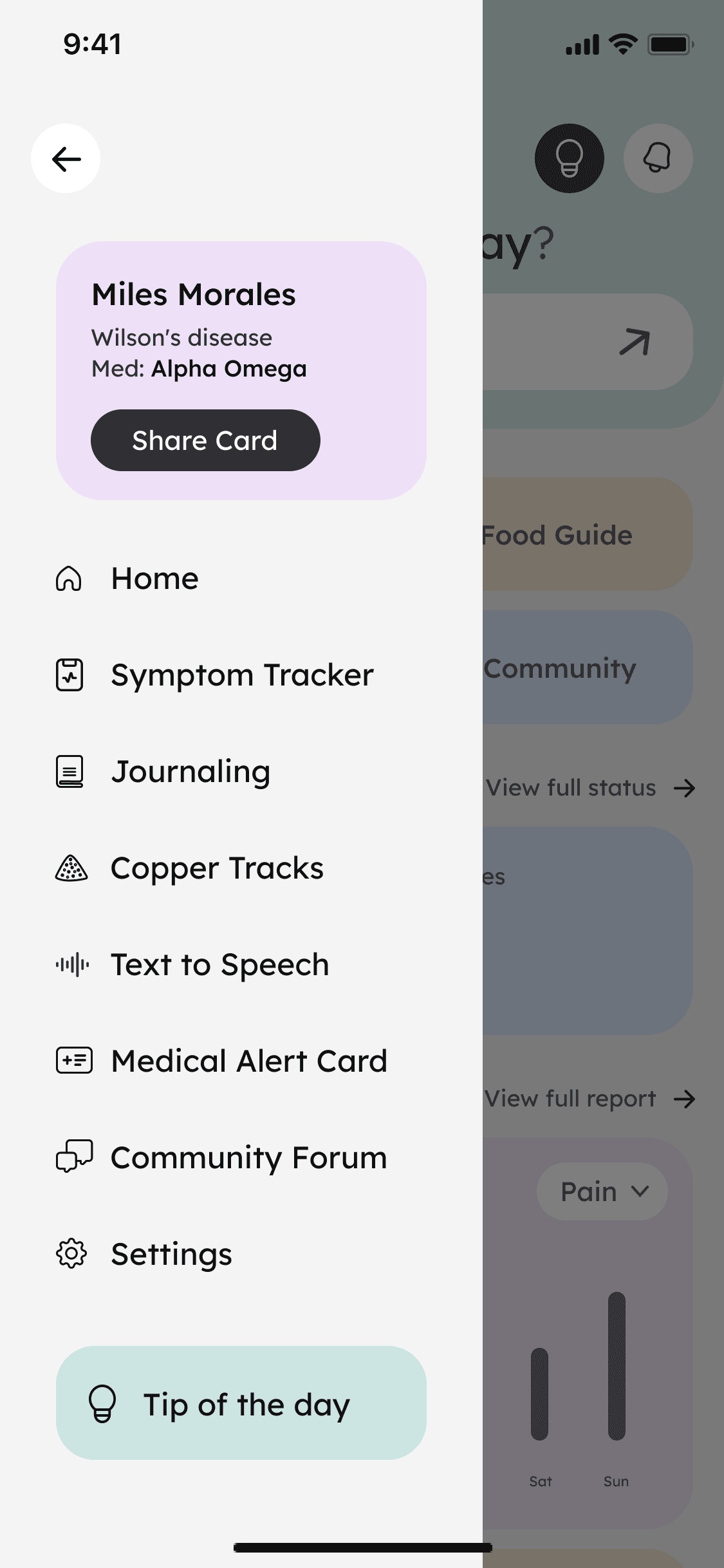 Track My Copper app screen 4