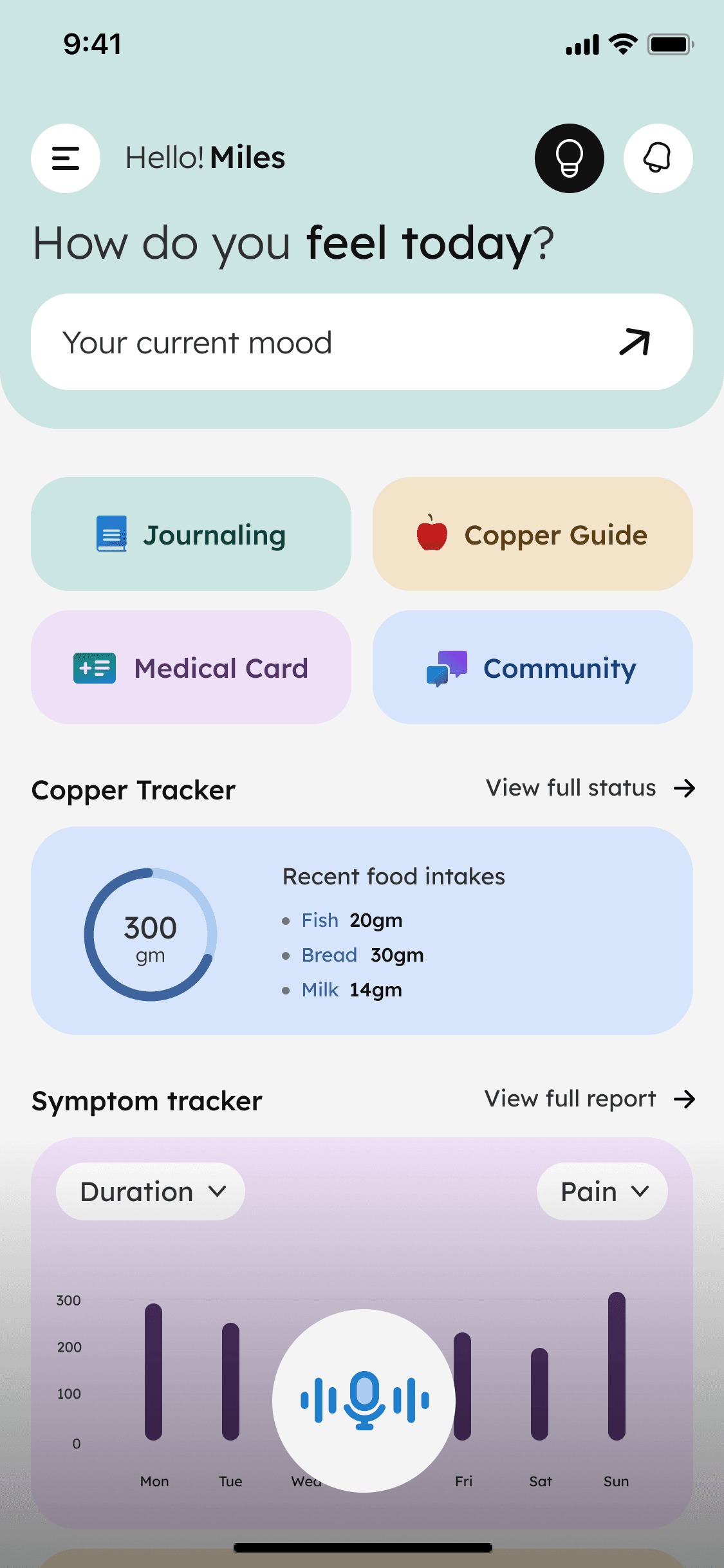 Track My Copper app screen 5